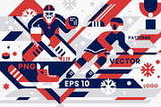 Ice Hockey, an Object Illustration by Alexey Boychenko (Thumbnail 1 of 9)
