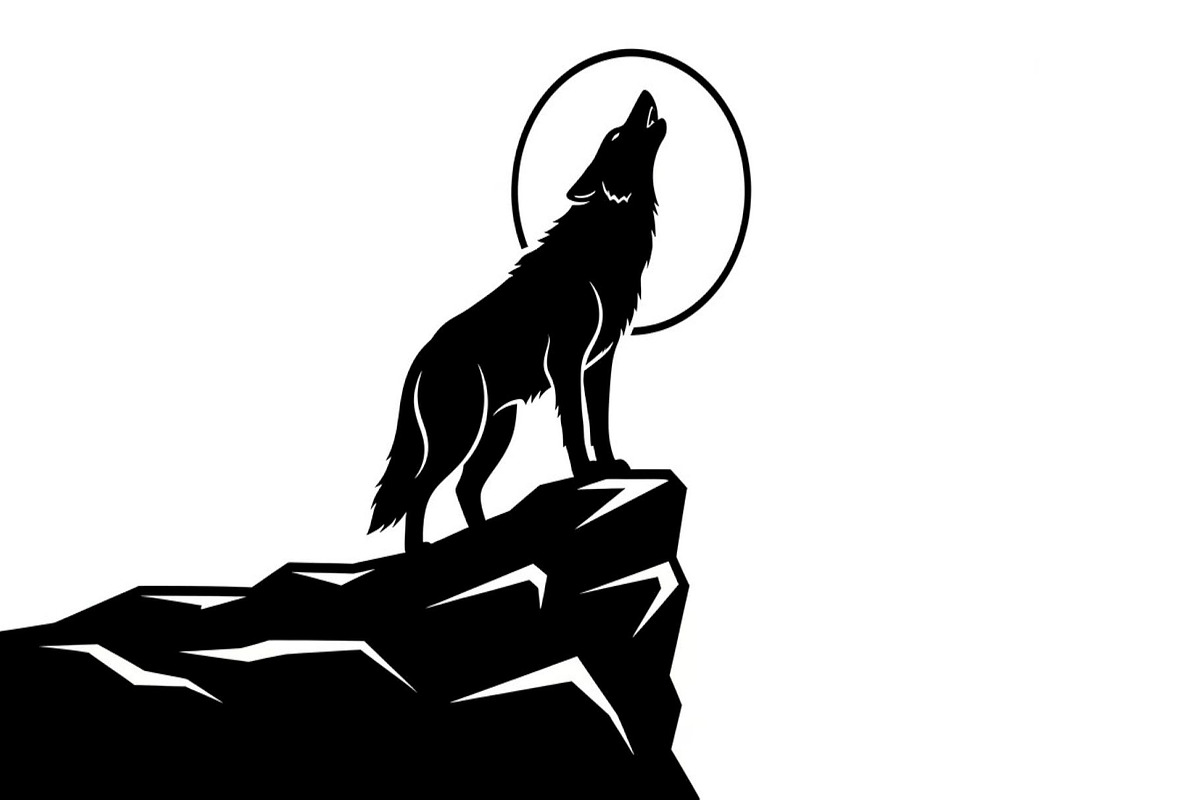 40 Wolf Moon Silhouette Vector Bundl, an Illustration by Amazin_art (Photo 27 of 41)
