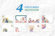 Father's Day Watercolor Illustration, a Person Illustration by CreativeValuation (Thumbnail 4 of 12)
