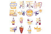WINE, NOT?, a Food Illustration by Ja Polina ArtShop (Thumbnail 3 of 8)