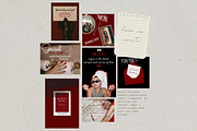 Nail Salon 80s Social Media Pack, a Social Media Template by Prodesign (Thumbnail 2 of 4)