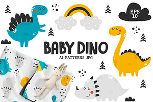 Baby Dinosaurs - Cute Characters