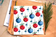 Watercolor Christmas decorations, a Decorative Illustration by Olesya Morokhovets (Thumbnail 5 of 10)