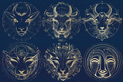 Magic Circles PS Brush & Clipart Set, a Brush Add-On by Paper Element (Thumbnail 10 of 10)