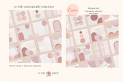 SALE Warm Circles Canva Templates, a Social Media Template by SunnyTangerine Stock (Thumbnail 2 of 5)