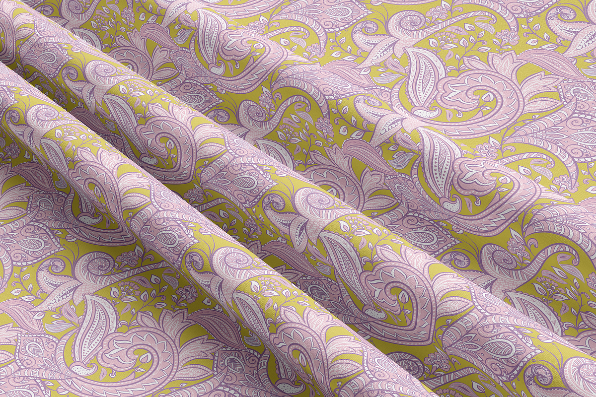 Indian Paisley Pattern, a Pattern Graphic by Lady Bruniere Design (Photo 8 of 11)