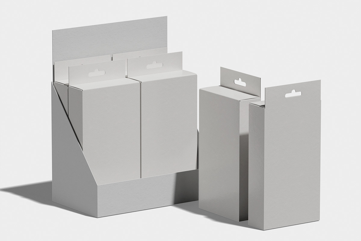 Display Boxes Mockup, a Packaging Mockup by Unerispace (Photo 3 of 5)