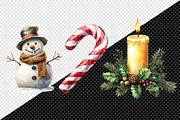 Christmas Winter Clipart Bundle, an Illustration by Creative Art (Thumbnail 8 of 9)