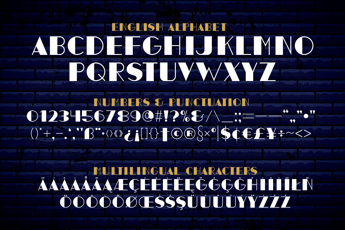 Casinova Layered Font, a Symbol Font by VozzyStock (Photo 4 of 6)