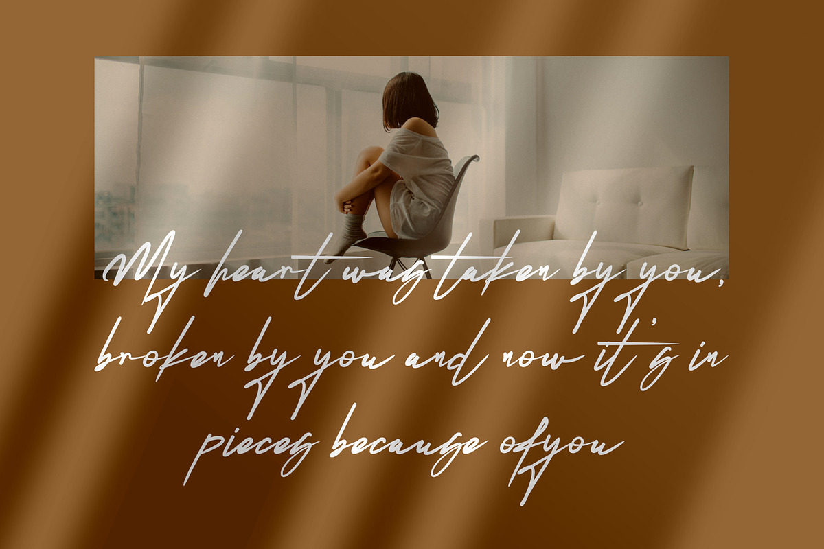 Reillytta Sheilabe Modern signature, a Script Font by mahstudios (Photo 2 of 8)