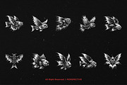 10 Bundle Dark Art Flying Fish Wings, an Illustration by Morspective (Thumbnail 6 of 7)