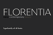 Florentia - 18 fonts, a Sans Serif Font by Zetafonts (Thumbnail 1 of 9)