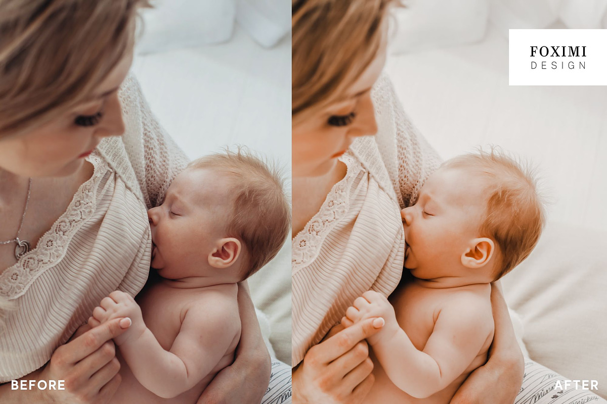 10 NEWBORN LIGHTROOM PRESETS, a Plug-in Add-On by FOXIMIDesign (Photo 10 of 11)