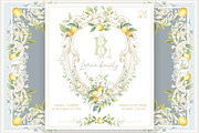Lemon Lily Wedding Watercolor Bundle, a Decorative Illustration by WonderWonder (Thumbnail 13 of 13)