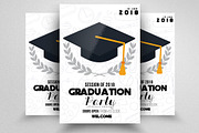 Graduation Announcement Flyer, a Flyer Template by Design Up (Thumbnail 1 of 2)