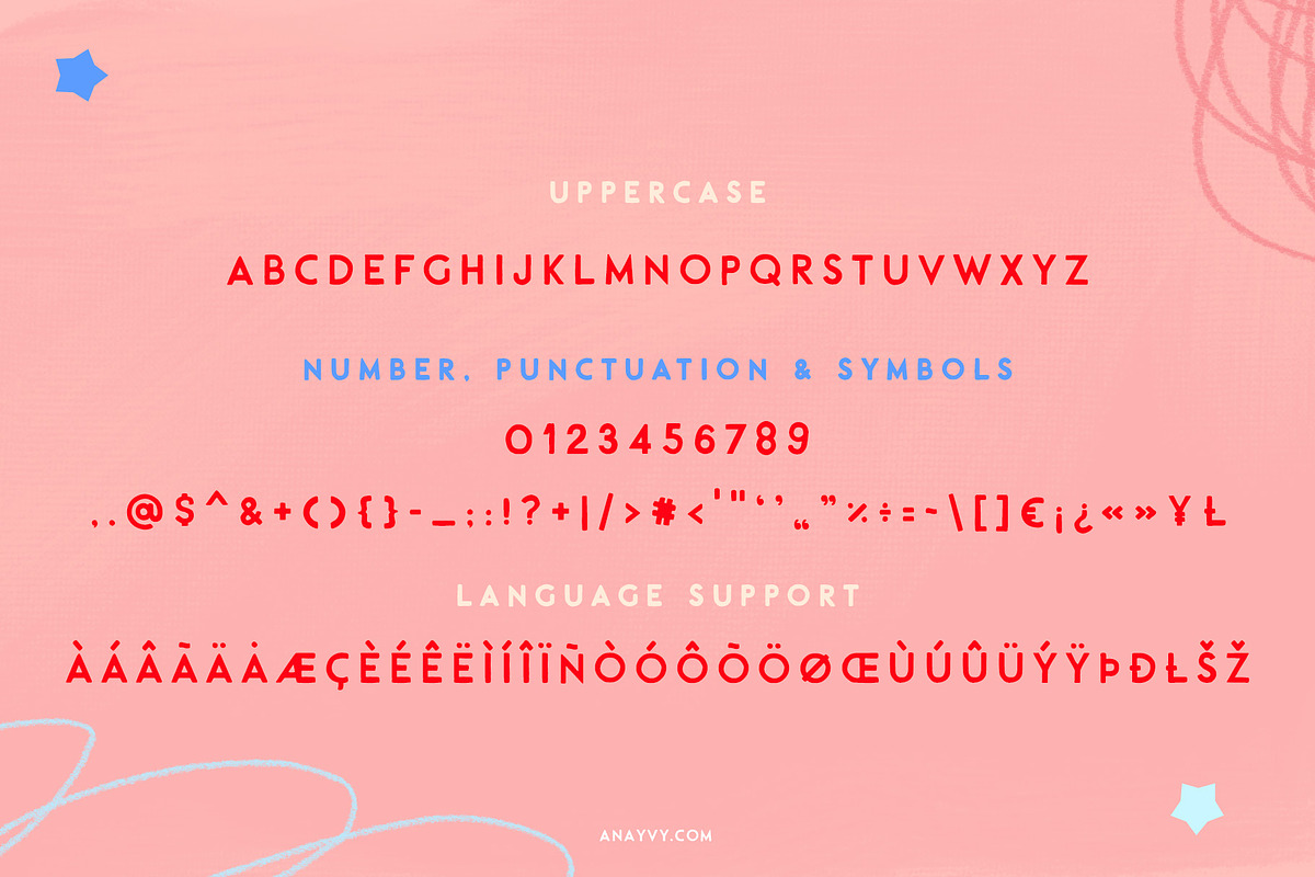 TIGERMILK handpainted cutiepie font, a Handwritten Font by ana & yvy (Photo 4 of 15)