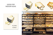 PECORINO ROMANO CHEESE WATERCOLOR, a Food Illustration by wedraw (Thumbnail 4 of 5)