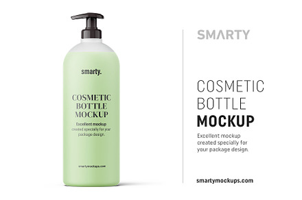 Pump bottle mockup