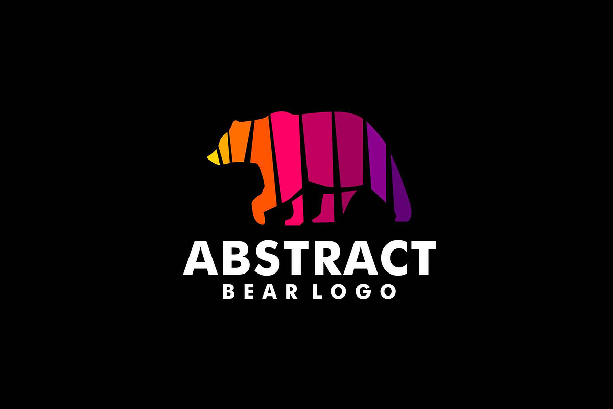 abstract bear logo - vector, a Branding & Logo Template by EndR_ID
