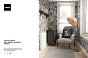 Reading Corner with Armchair Mockup, a Mockup by creatsy5 (Thumbnail 1 of 6)