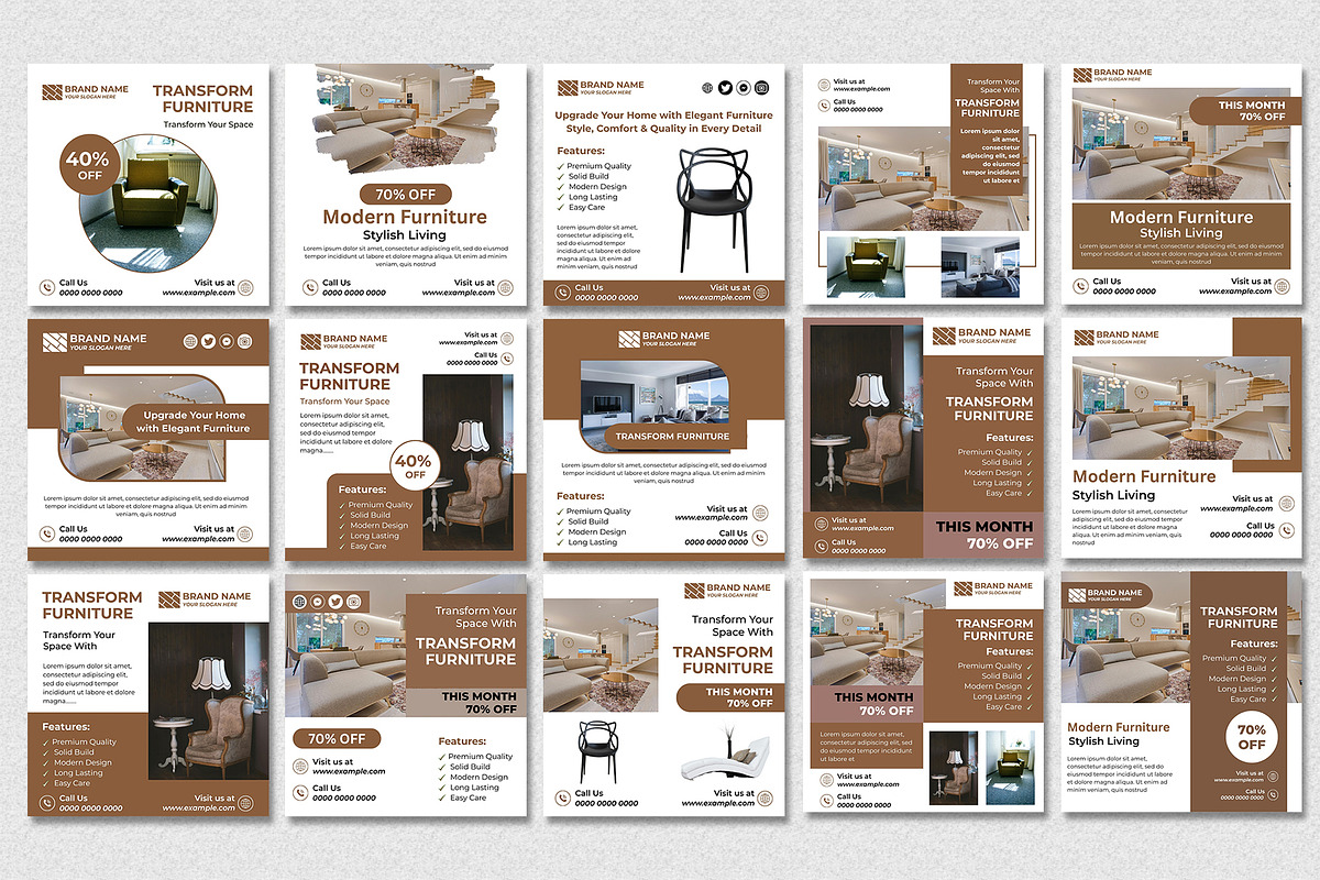 Indoor Social Media Canva Template, a Social Media Template by Mohammad Sarfaraz (Photo 6 of 10)