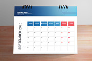 Desk Calendar Template for 2020, a Stationery Template by graphicbox (Thumbnail 5 of 5)