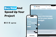 Microlex - Microscope Website UI Kit, an UI Kit Template by Agensip Design Agency (Thumbnail 10 of 10)