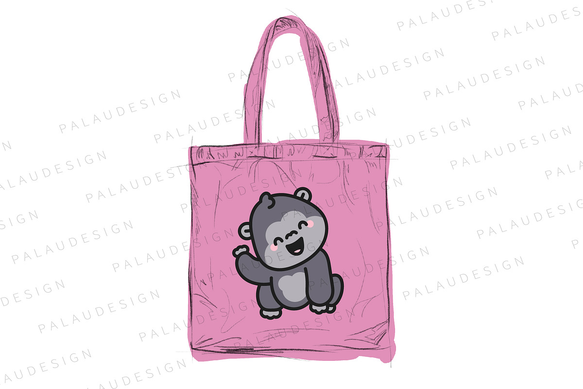 Gorilla Clipart Set, an Animal Illustration by Palau (Photo 8 of 12)