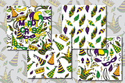 Mardi Gras - Patterns Collection, a Pattern Graphic by Elinorka (Thumbnail 2 of 3)