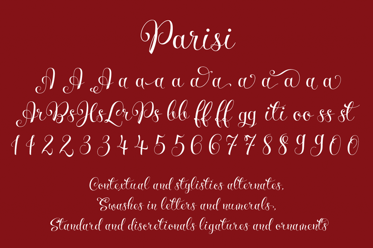 Parisi Regular preview 2