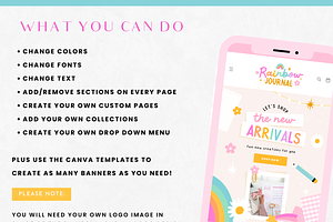 Rainbow Journal Shopify Theme