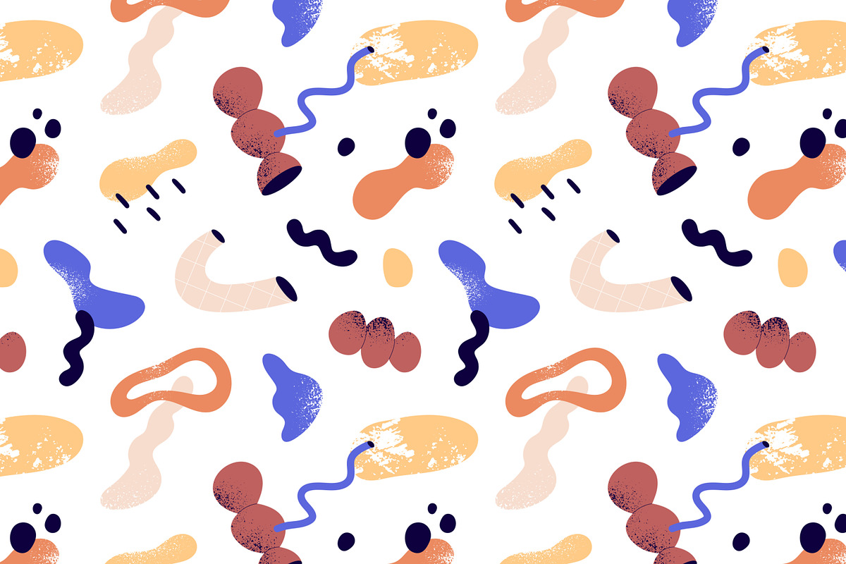 Abstract shape seamless patterns set, a Pattern Graphic by Good Studio (Photo 6 of 14)