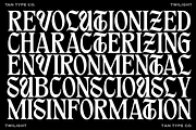 TAN - TWILIGHT, a Blackletter Font by TanType (Thumbnail 2 of 13)