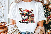 Funny Reindeer Christmas Clipart, an Illustration by Libby Wishes (Thumbnail 5 of 6)