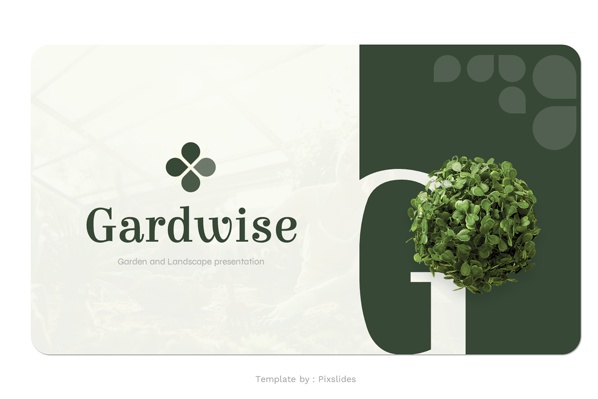 Gardening & Landscape PowerPoint, a Presentation Template by Pixslides (Photo 5 of 7)