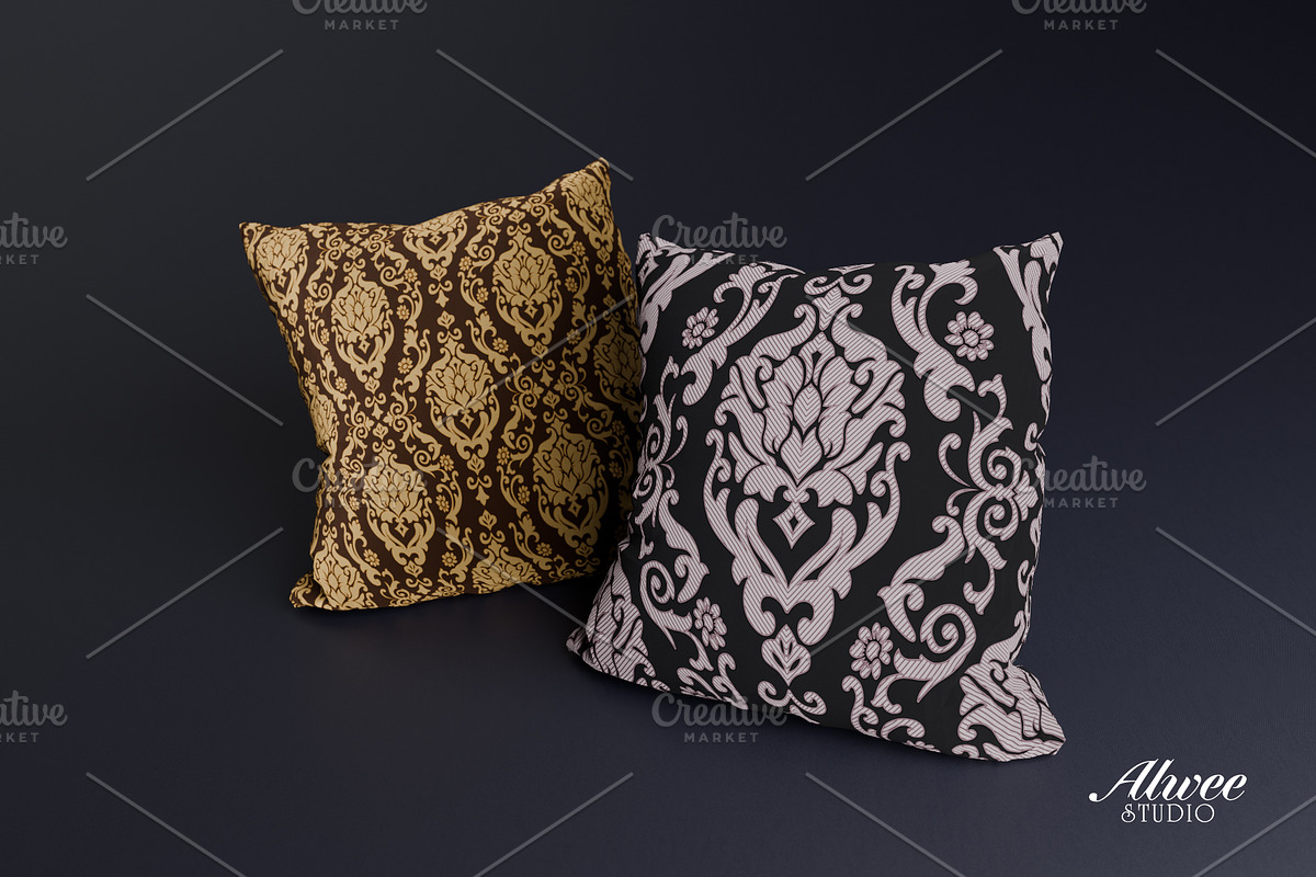 Damask Vector Seamless Pattern, a Pattern Graphic by Alwee Studio (Photo 5 of 7)