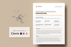 Operating Procedure Template, SOP