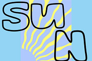 HEY an outline bubble font, a Handwritten Font by Eryn Rose Design (Thumbnail 4 of 18)