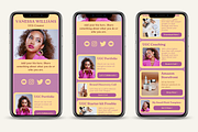 Instagram Link In Bio Website Canva, a Landing Page Template by The Chaos Project (Thumbnail 2 of 8)