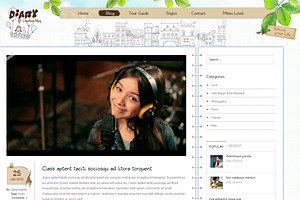 Diary - WordPress Theme