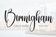 Birmigham | Script Font