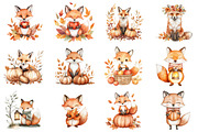 Autumn Fox Sublimation Clipart Png, an Illustration by CitraGraphics (Thumbnail 2 of 6)
