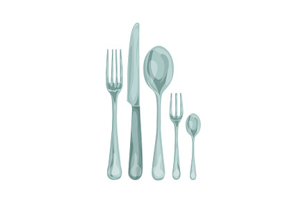 Cutlery illustration in color, a Food Illustration by Aimagenarium@gmail.com