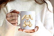 Vintage Knitted Plush Baby Animals, an Illustration by CreationArt (Thumbnail 6 of 9)