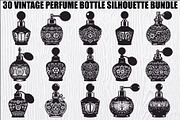 Vintage Perfume Bottle Bundle, an Illustration by Creativeshirt (Thumbnail 1 of 31)