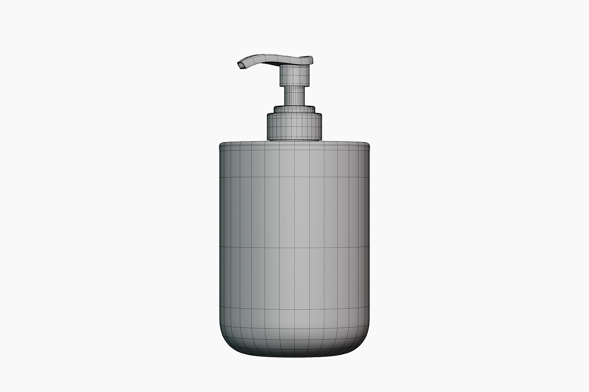 Soap Pump Bottle 3D Model, an Object 3D Model by Akebareee (Photo 2 of 3)