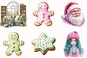 Cozy Pastel Christmas Clipart, an Illustration by OK Design (Thumbnail 2 of 5)