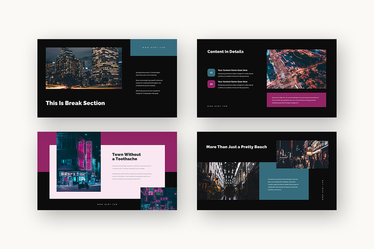 Qemt : Real Estate Powerpoint, a Presentation Template by Punkl Camp (Photo 13 of 16)