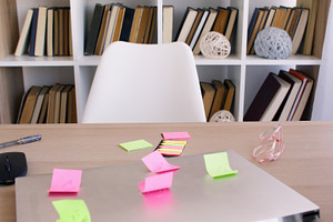 Business office productive workspace desk laptop, a Business Photo by Photo Drive Studio
