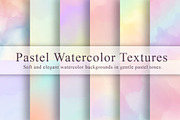 12 Pastel Watercolor Textures, a Texture Graphic by NOMO DESIGN (Thumbnail 1 of 13)